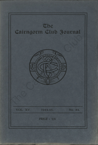 The Cairngorm Club Journal No 84 cover